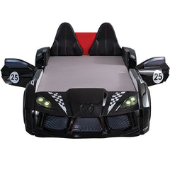 Trackster Black Car Bed / Twin - Ornate Home
