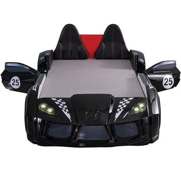 Trackster Black Car Bed / Twin - Ornate Home