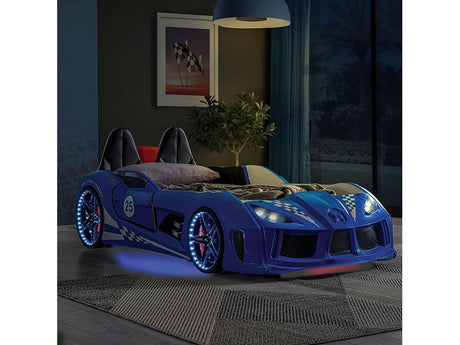 Trackster Blue Car Bed  / Twin - Ornate Home