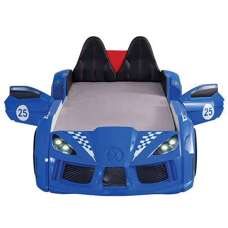 Trackster Blue Car Bed  / Twin - Ornate Home