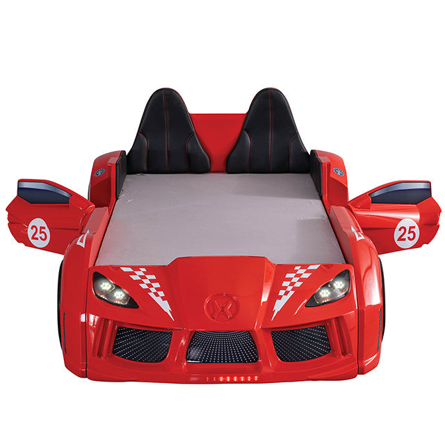 Trackster Red Car Bed / Twin - Ornate Home