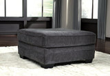 Tracling Gray 3-Piece Sectional with Ottoman (Online Special Price) - Ornate Home
