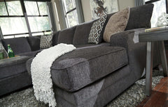 Tracling Slate 3pc RAF Chaise Sectional - Ornate Home