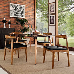 Tracy Black Wood Dining Chairs (Set of 4) - Ornate Home