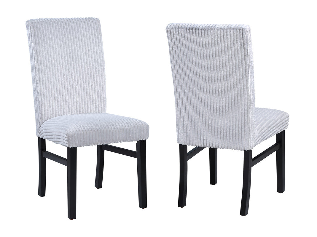 Tracy Light Grey Side Chair (Set of 2) - Ornate Home
