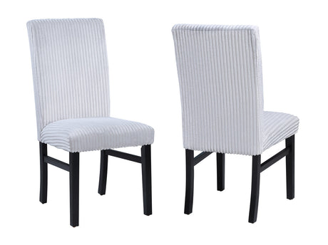 Tracy Light Grey Side Chair (Set of 2) - Ornate Home