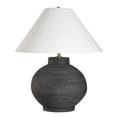 Tramore Rustic Charcoal Table Lamp - Ornate Home