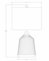 Tramutola White Table Lamp - Ornate Home