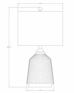 Tramutola White Table Lamp - Ornate Home