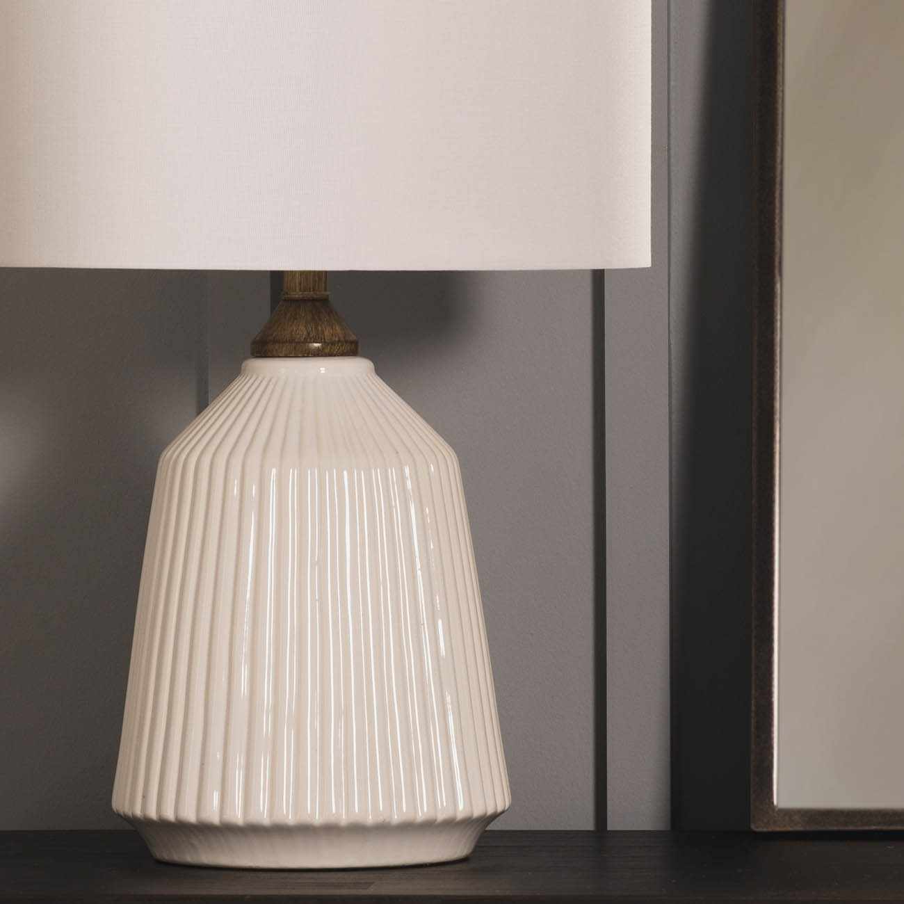 Tramutola White Table Lamp - Ornate Home