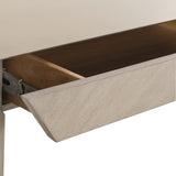 Trane Cerused Greige Nightstand - Ornate Home