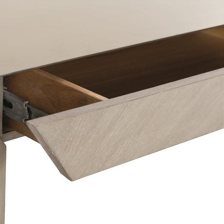 Trane Cerused Greige Nightstand - Ornate Home