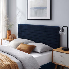 Tranquil Midnight Blue Full/Queen Headboard - Ornate Home