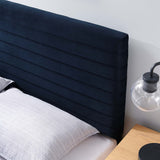 Tranquil Midnight Blue Full/Queen Headboard - Ornate Home