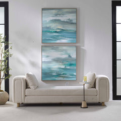 Tranquil State Of Mind Multicolor Framed Canvases (Set of 2) - Ornate Home