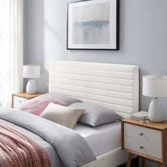 Tranquil White Full/Queen Headboard - Ornate Home