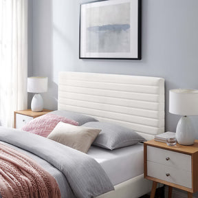 Tranquil White Full/Queen Headboard - Ornate Home