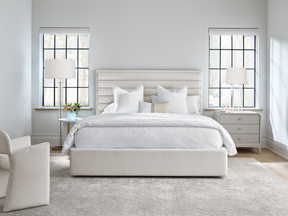 Tranquility Melborne Ivory Queen Bed Complete - Ornate Home