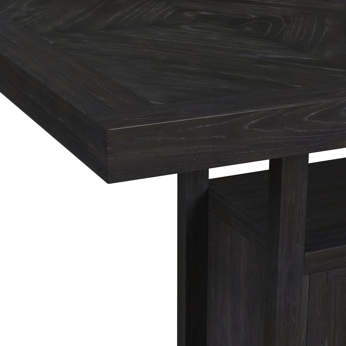 Transcend Charcoal 5-Piece Counter Height Dining Set - Ornate Home