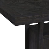 Transcend Charcoal 6-Piece Counter Height Dining Set - Ornate Home