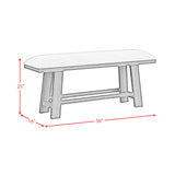 Transcend Charcoal 6-Piece Counter Height Dining Set - Ornate Home