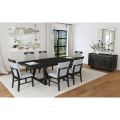 Transcend Charcoal 7-Piece Standard Height Dining Set