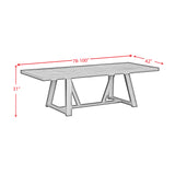 Transcend Charcoal 7-Piece Standard Height Dining Set