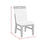 Transcend Charcoal 7-Piece Standard Height Dining Set