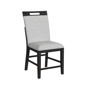 Transcend Charcoal/Light Grey Counter Side Chair (Set of 2) - Ornate Home