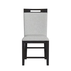 Transcend Charcoal/Light Grey Counter Side Chair (Set of 2) - Ornate Home