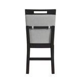 Transcend Charcoal/Light Grey Counter Side Chair (Set of 2) - Ornate Home