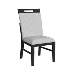 Transcend Charcoal/Light Grey Dining Side Chair (Set of 2) - Ornate Home
