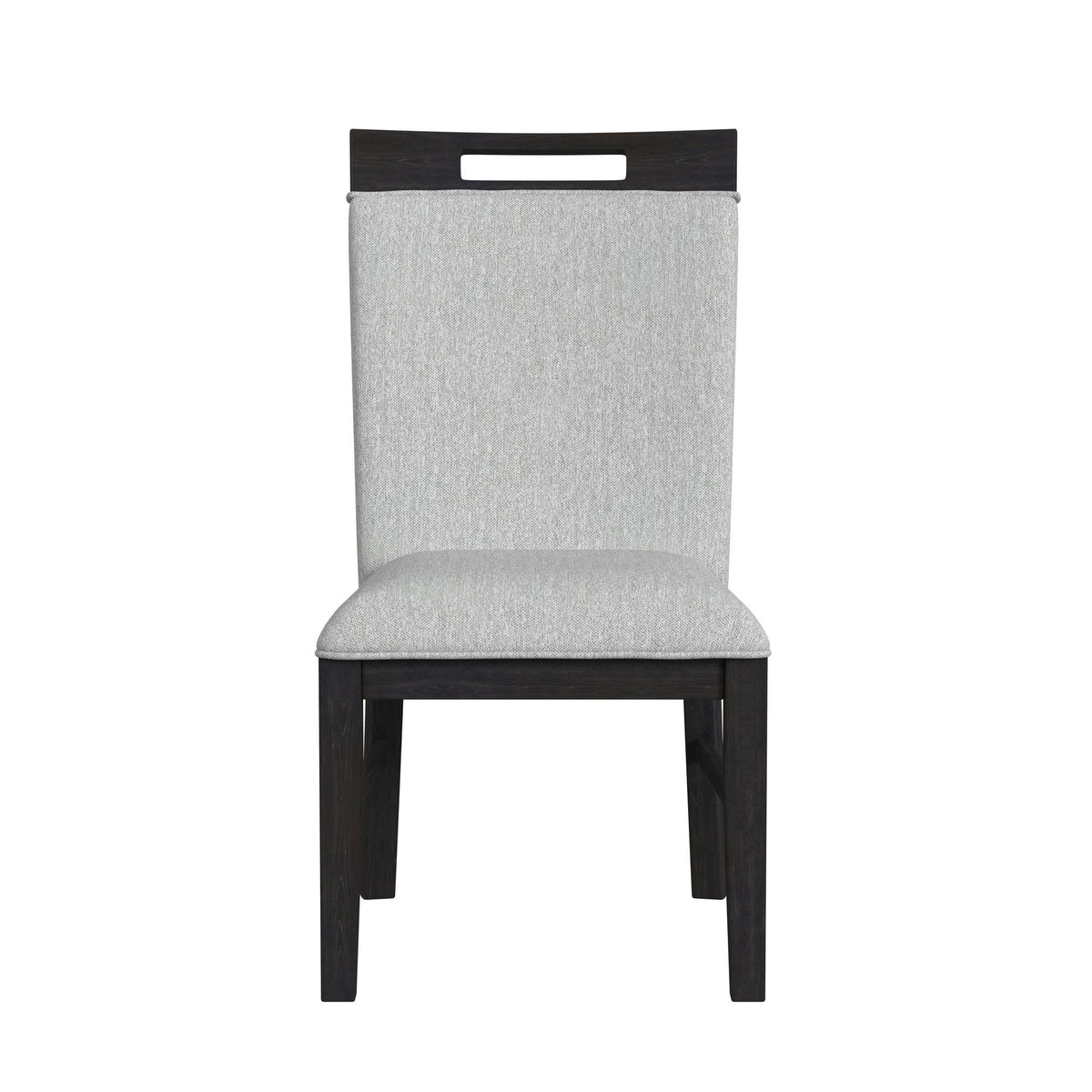 Transcend Charcoal/Light Grey Dining Side Chair (Set of 2) - Ornate Home