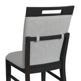 Transcend Charcoal/Light Grey Dining Side Chair (Set of 2) - Ornate Home