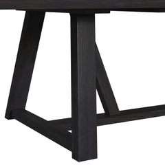 Transcend Charcoal Dining Table with 22" Leaf
