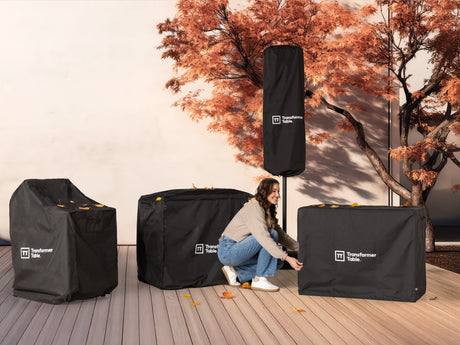 Transformer Black Outdoor Bar Cart Cover - Ornate Home