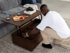 Transformer Coffee Table - Panel Storage - Ornate Home