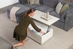 Transformer Coffee Table - Panel Storage - Ornate Home