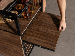 Transformer Outdoor Bar Cart - Panel Storage - Ornate Home
