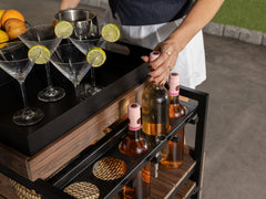 Transformer Outdoor Bar Cart - Panel Storage - Ornate Home