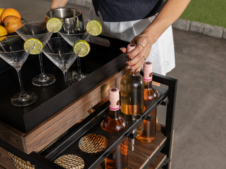 Transformer Outdoor Bar Cart - Panel Storage - Ornate Home