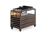 Transformer Outdoor Bar Cart - Panel Storage - Ornate Home