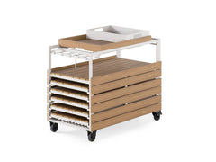 Transformer Outdoor Bar Cart - Panel Storage - Ornate Home