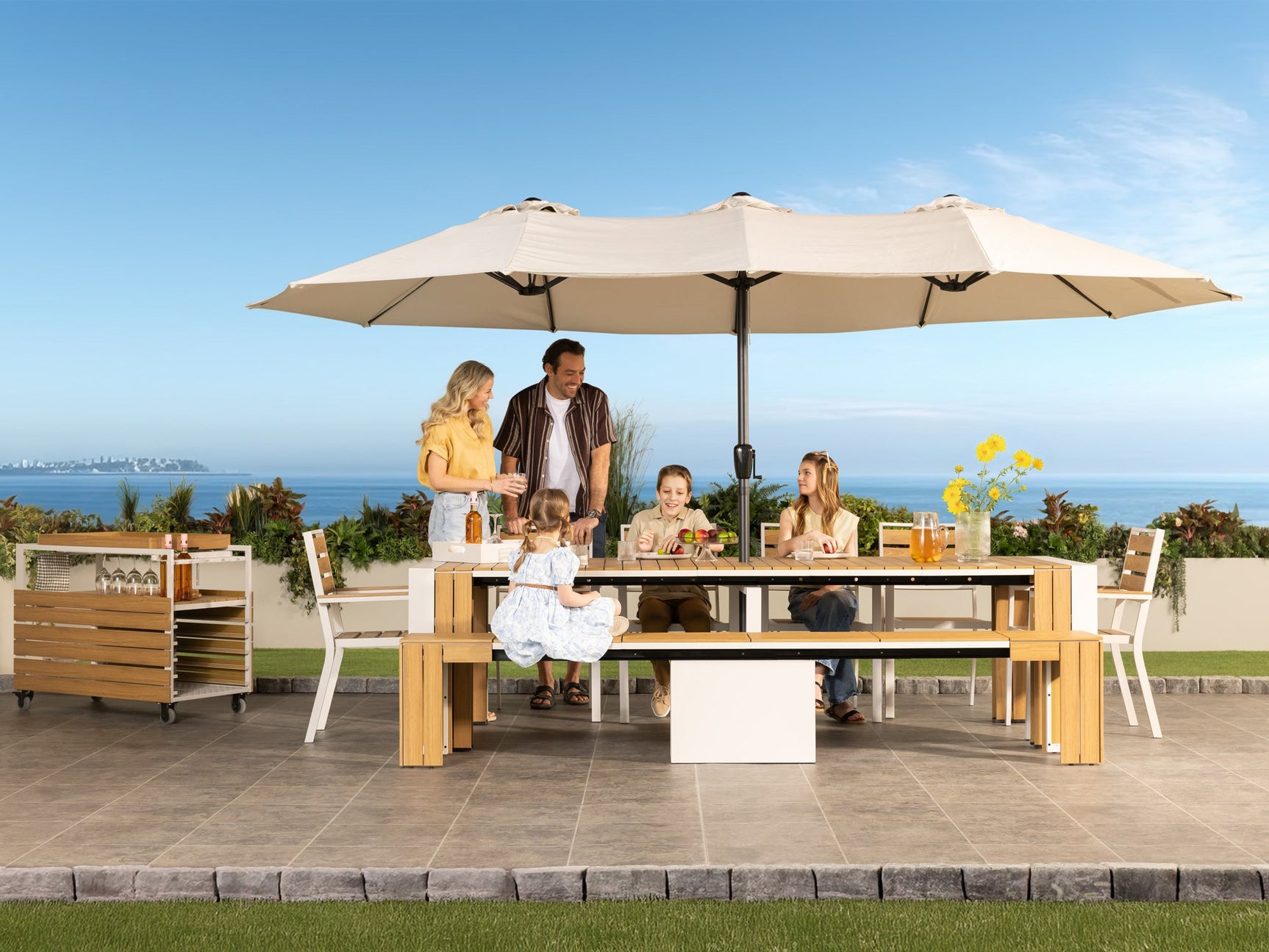 Transformer Outdoor Dining Set - The Host - Ornate Home