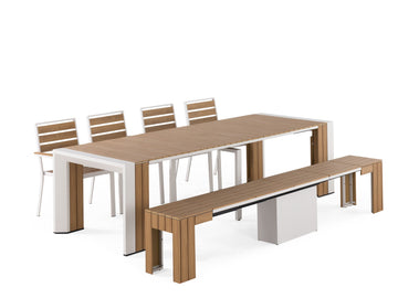 Transformer Outdoor Dining Set - The Host - Ornate Home