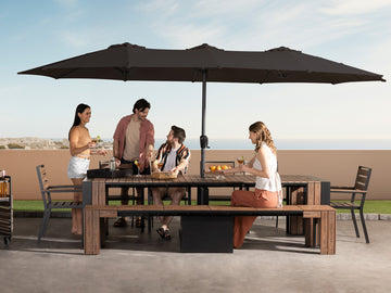 Transformer Outdoor Patio Umbrella - Ornate Home