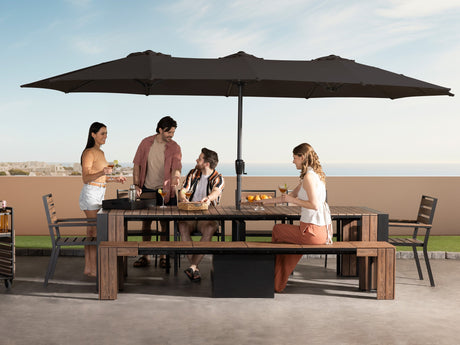 Transformer Outdoor Patio Umbrella - Ornate Home