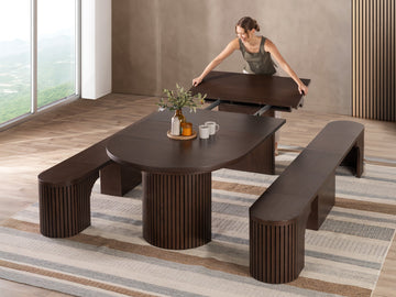 Transformer Round Dining Set - The Gathering - Ornate Home