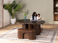 Transformer Round Dining Set - The Gathering - Ornate Home