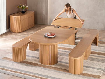 Transformer Round Dining Set - The Gathering - Ornate Home